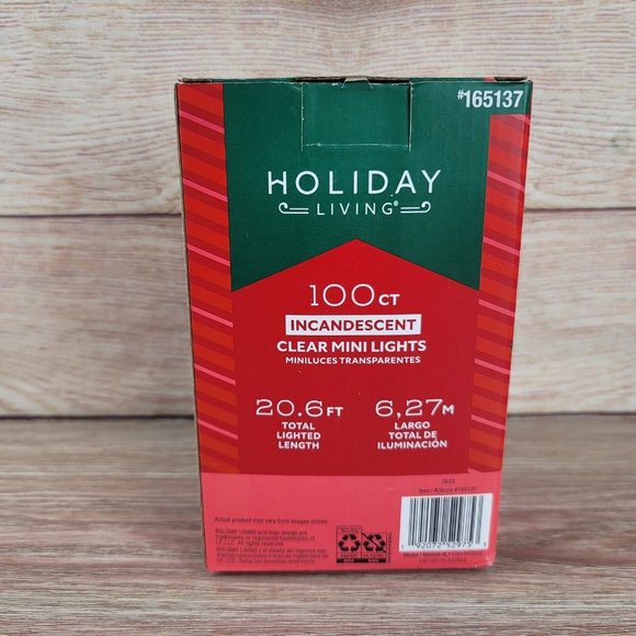 NEW Holiday 100 Count 21.9 FT Warm White Christmas String Lights Indoor/Outdoor - Picture 4 of 5